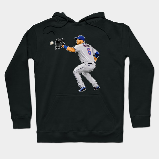 Jeff Mcneil #6 Fields The ball Hoodie by 40yards